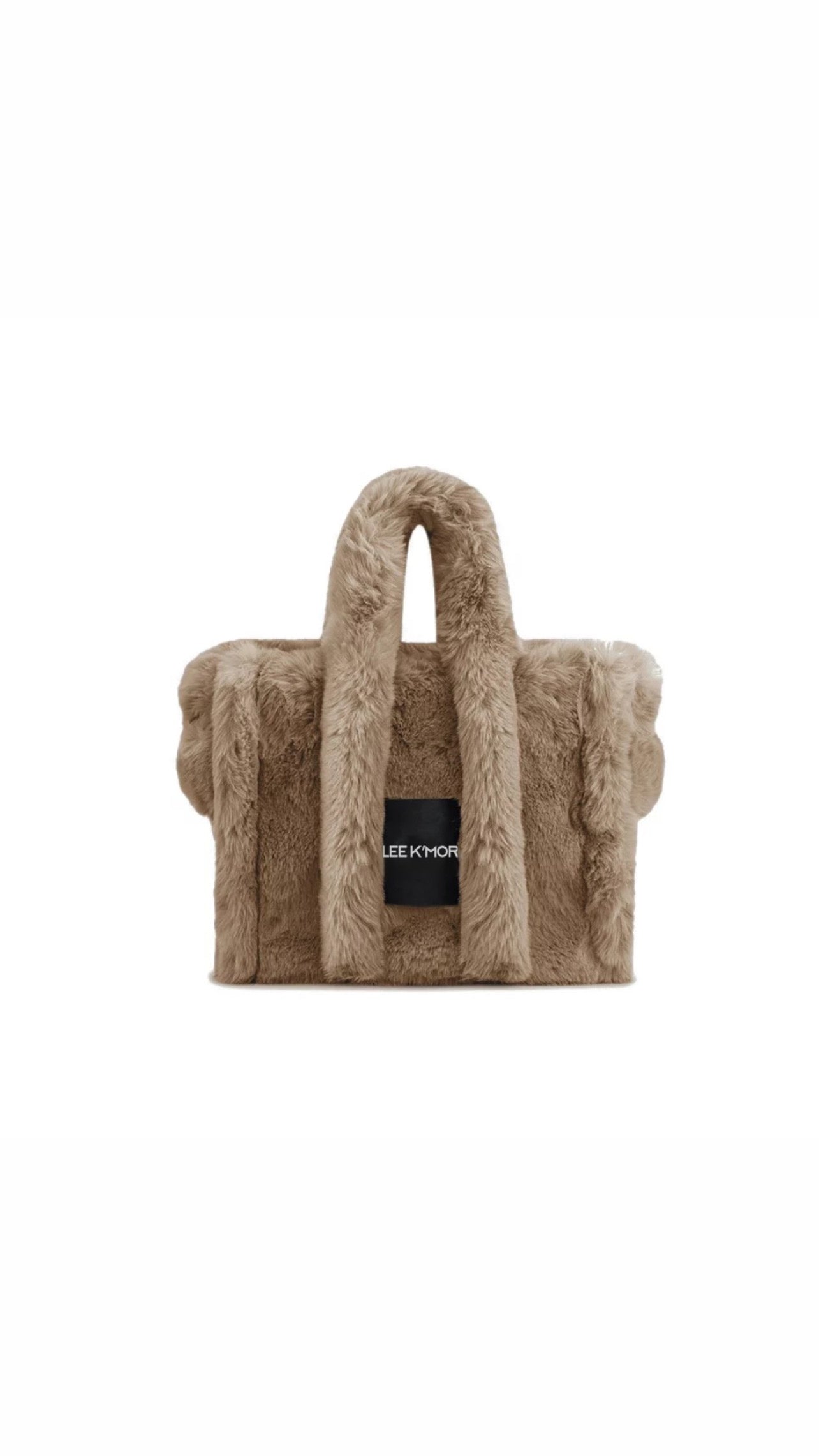 Shaggy Tote Brown M
