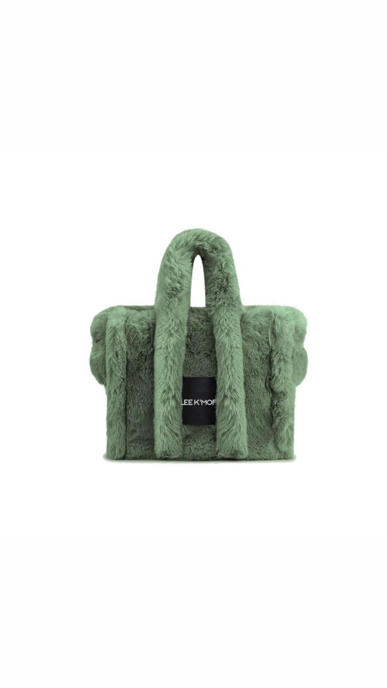 Shaggy Tote Green M